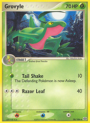 Grovyle EX Emerald Pokemon Card