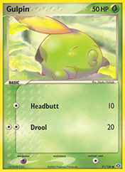 Gulpin EX Emerald Pokemon Card
