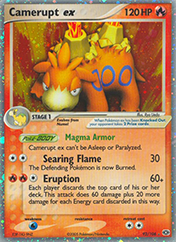Camerupt ex EX Emerald Pokemon Card