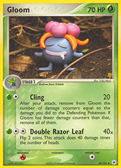 Gloom EX Hidden Legends Pokemon Card