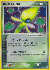 Dark Celebi EX Hidden Legends Card List