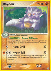 Rhydon EX Hidden Legends Pokemon Card