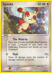 Spinda EX Hidden Legends Pokemon Card