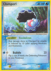 Clamperl EX Hidden Legends Pokemon Card