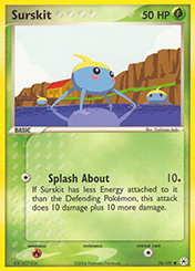 Surskit EX Hidden Legends Pokemon Card