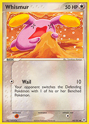 Whismur EX Hidden Legends Pokemon Card
