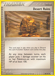 Desert Ruins EX Hidden Legends Pokemon Card
