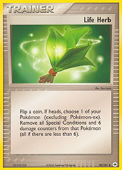 Life Herb EX Hidden Legends Pokemon Card