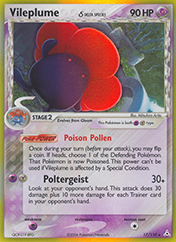Vileplume δ EX Holon Phantoms Pokemon Card