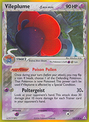 Vileplume δ EX Holon Phantoms Card List