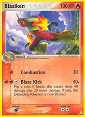 Blaziken EX Holon Phantoms Card List