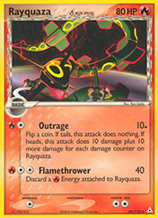 Rayquaza δ EX Holon Phantoms Pokemon Card
