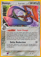 Deoxys δ EX Holon Phantoms Pokemon Card