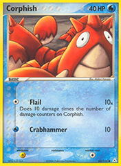 Corphish EX Holon Phantoms Pokemon Card