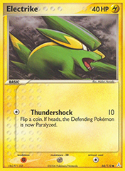 Electrike EX Holon Phantoms Pokemon Card