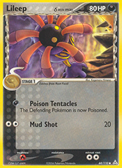 Lileep δ EX Holon Phantoms Pokemon Card