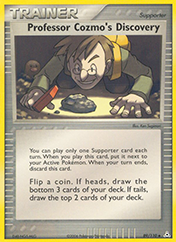 Professor Cozmo's Discovery EX Holon Phantoms Pokemon Card