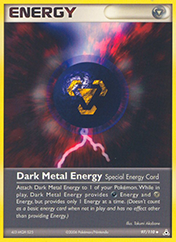 Dark Metal Energy EX Holon Phantoms Pokemon Card