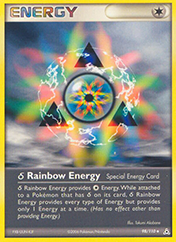 δ Rainbow Energy EX Holon Phantoms Pokemon Card