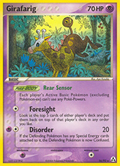 Girafarig EX Legend Maker Pokemon Card