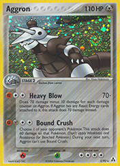 Aggron EX Legend Maker Card List