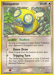 Dunsparce EX Legend Maker Pokemon Card