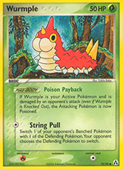 Wurmple EX Legend Maker Pokemon Card