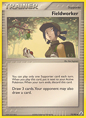Fieldworker EX Legend Maker Pokemon Card