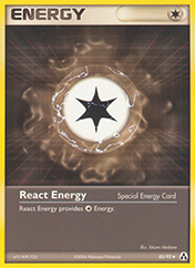 React Energy EX Legend Maker Pokemon Card