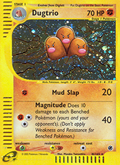 Dugtrio Expedition Base Set Pokemon Card