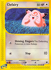 Clefairy Expedition Base Set Pokemon Card