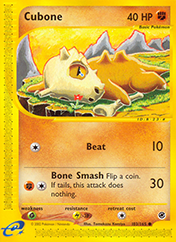 Cubone Expedition Base Set Pokemon Card