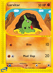 Larvitar Expedition Base Set Pokemon Card