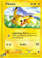 Pikachu Expedition Base Set Pokemon Card