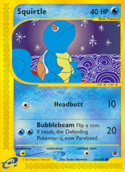 Squirtle Expedition Base Set Pokemon Card