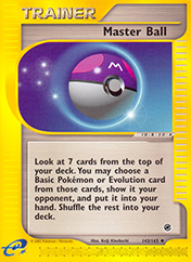 Master Ball Expedition Base Set Pokemon Card