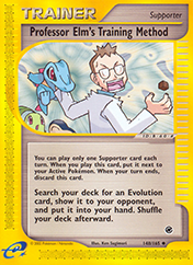 Professor Elm's Training Method Expedition Base Set Pokemon Card