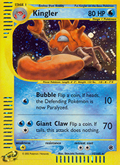 Kingler Expedition Base Set Card List