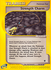 Strength Charm Expedition Base Set Pokemon Card