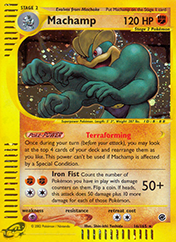 Machamp Expedition Base Set Pokemon Card