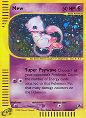 Mew Expedition Base Set Card List