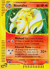 Ninetales Expedition Base Set Pokemon Card