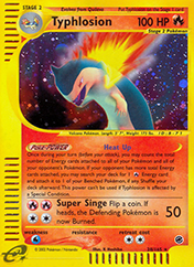 Typhlosion Expedition Base Set Pokemon Card