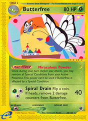Butterfree Expedition Base Set Pokemon Card