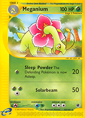 Meganium Expedition Base Set Pokemon Card