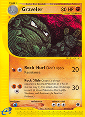 Graveler Expedition Base Set Pokemon Card