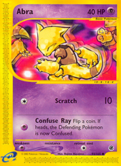 Card image - Abra - 93 from Expedition Base Set