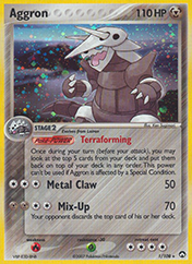 Aggron EX Power Keepers Card List