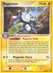 Magneton EX Power Keepers Pokemon Card