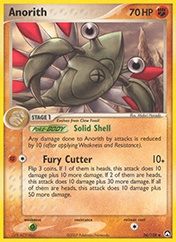 Anorith EX Power Keepers Pokemon Card